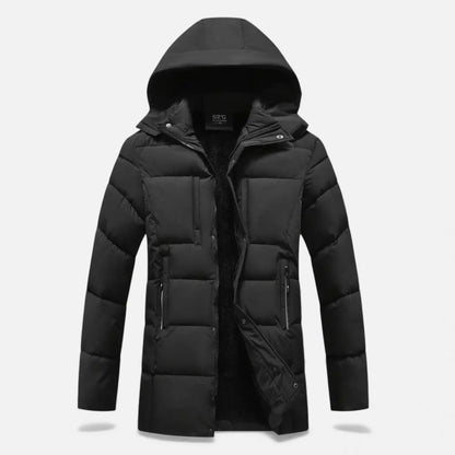 Rocal Outlet | Abrigo Largo para Hombre – Clásico Invernal con Cuello Mao