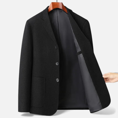 Rocal Outlet | Blazer de hombre de lana con espiga – refinamiento clásico de un solo botón