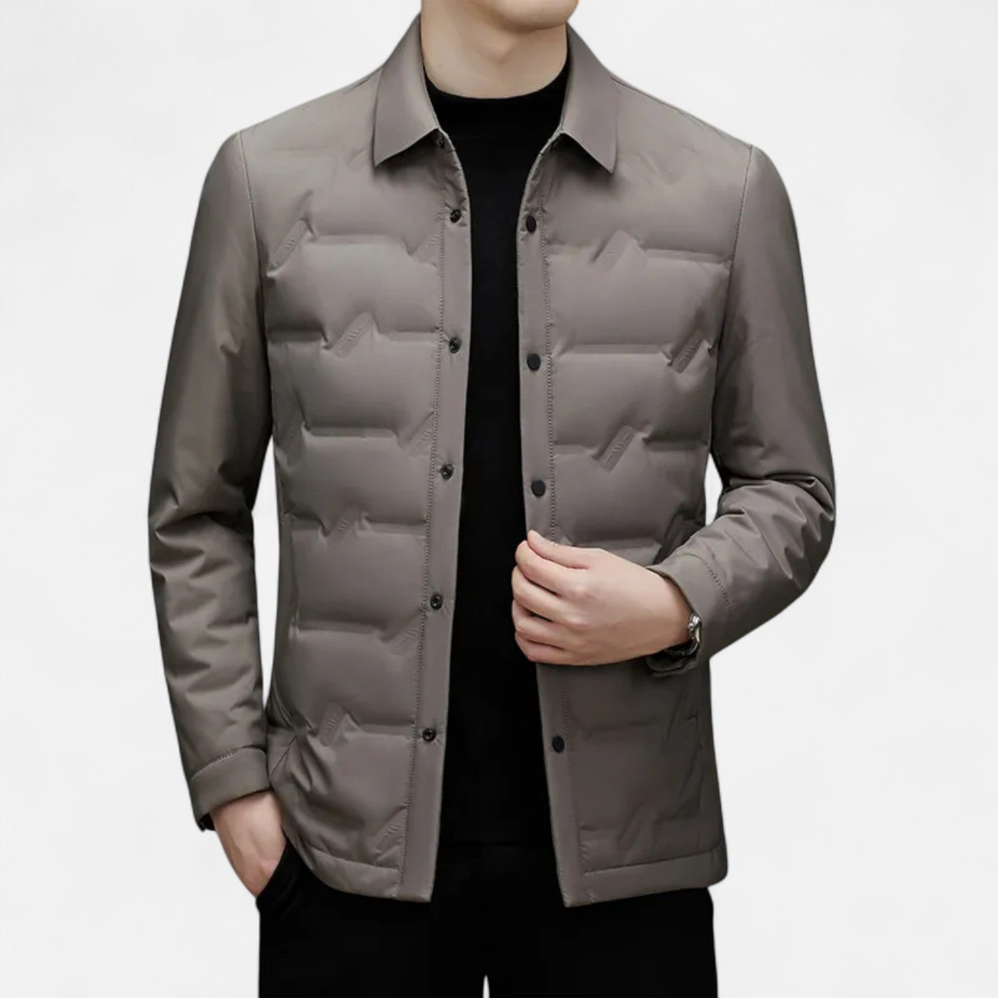 Rocal Outlet | Plumífero ligero de hombre – Elegancia clásica para invierno