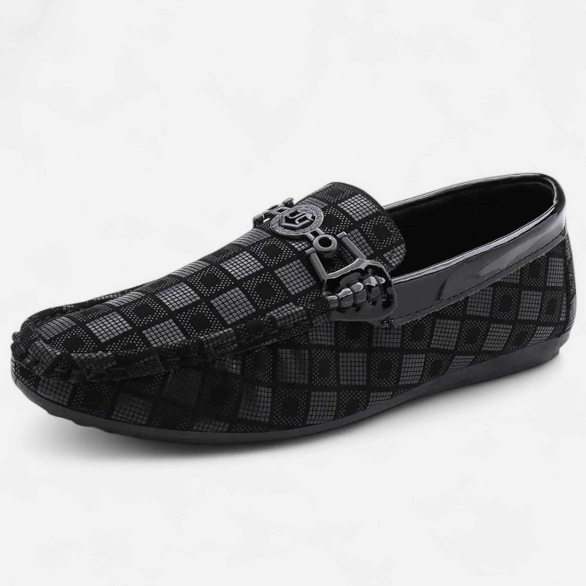 Rocal Outlet | Mocasines para hombre – Estilo transpirable a cuadros, legado clásico