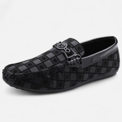 Rocal Outlet | Mocasines para hombre – Estilo transpirable a cuadros, legado clásico
