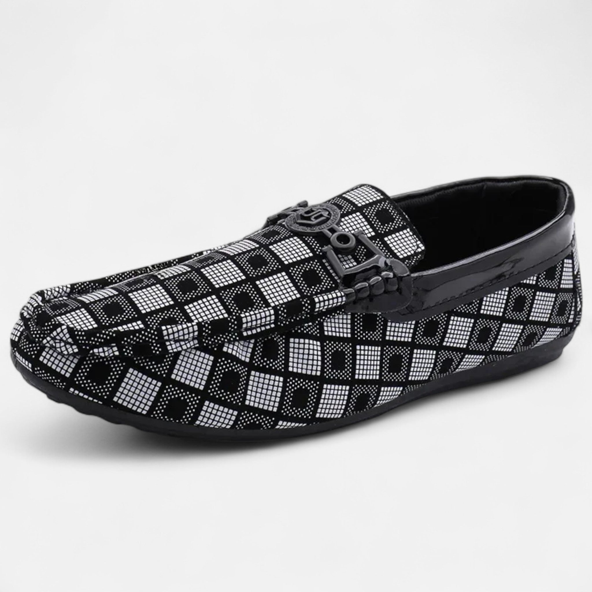Rocal Outlet | Mocasines para hombre – Estilo transpirable a cuadros, legado clásico