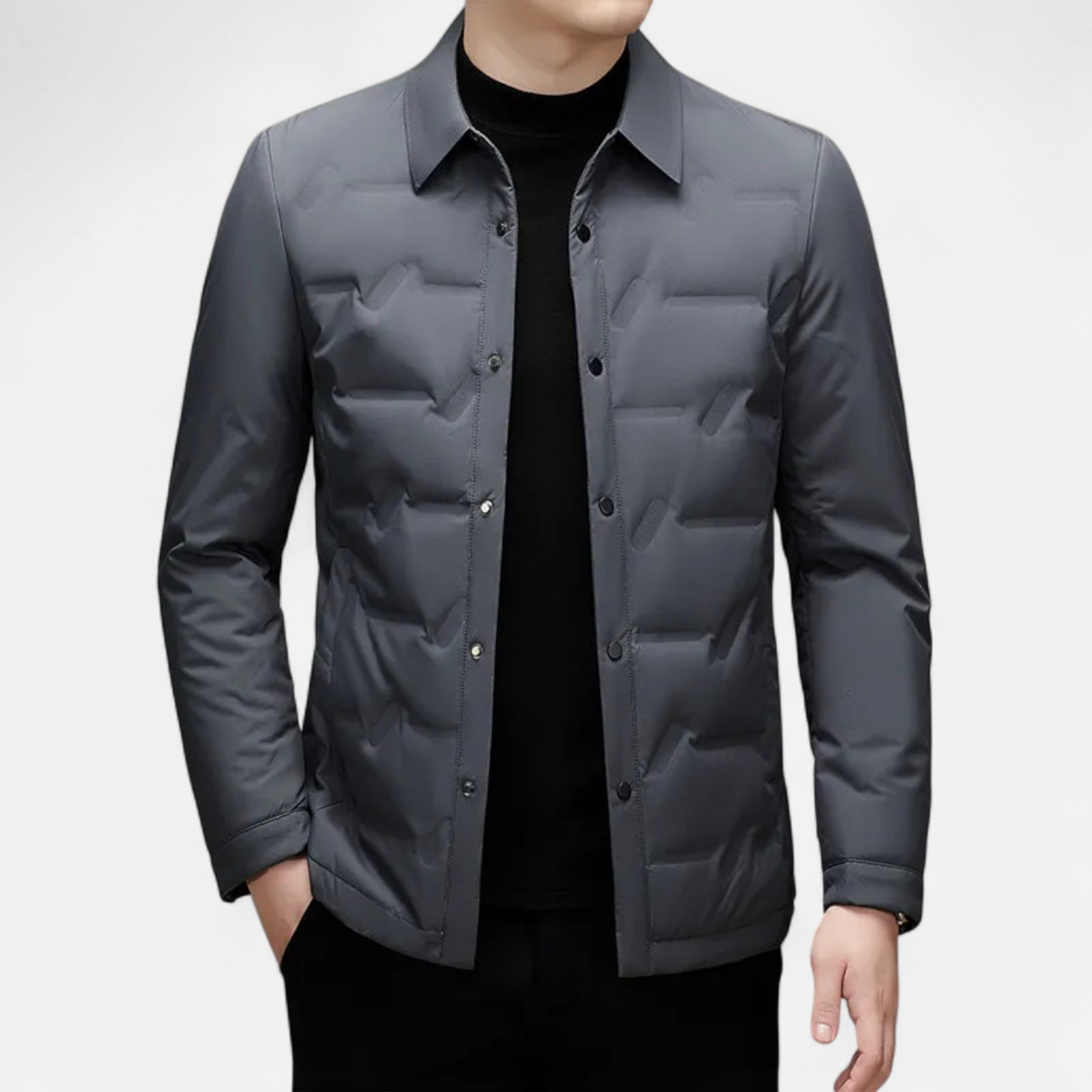 Rocal Outlet | Plumífero ligero de hombre – Elegancia clásica para invierno