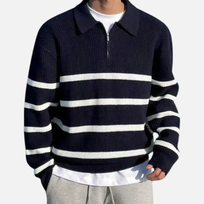 Rocal Outlet | Prenda de Punto a Rayas para Hombre – Elegancia Casual Heredada