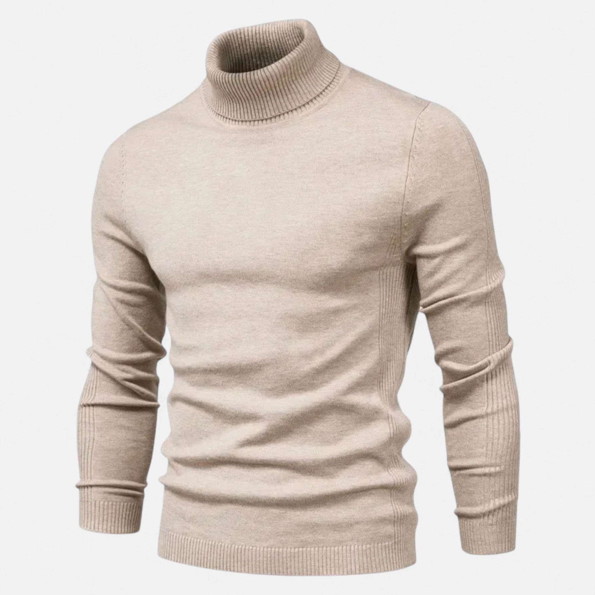 Rocal Outlet | Men’s Sweater – High Turtleneck Knitted Heritage