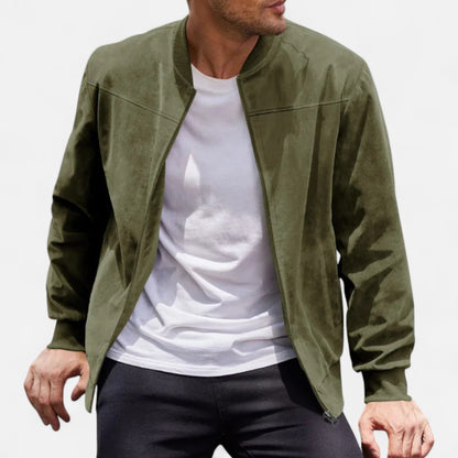 Rocal Outlet | Chaqueta Aviador de Ante para Hombre – Estilo Clásico de Vuelo