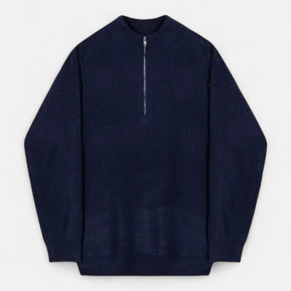 Rocal Outlet | Jersey con Cremallera para Hombre – Cuello Semi-Alto Heritage