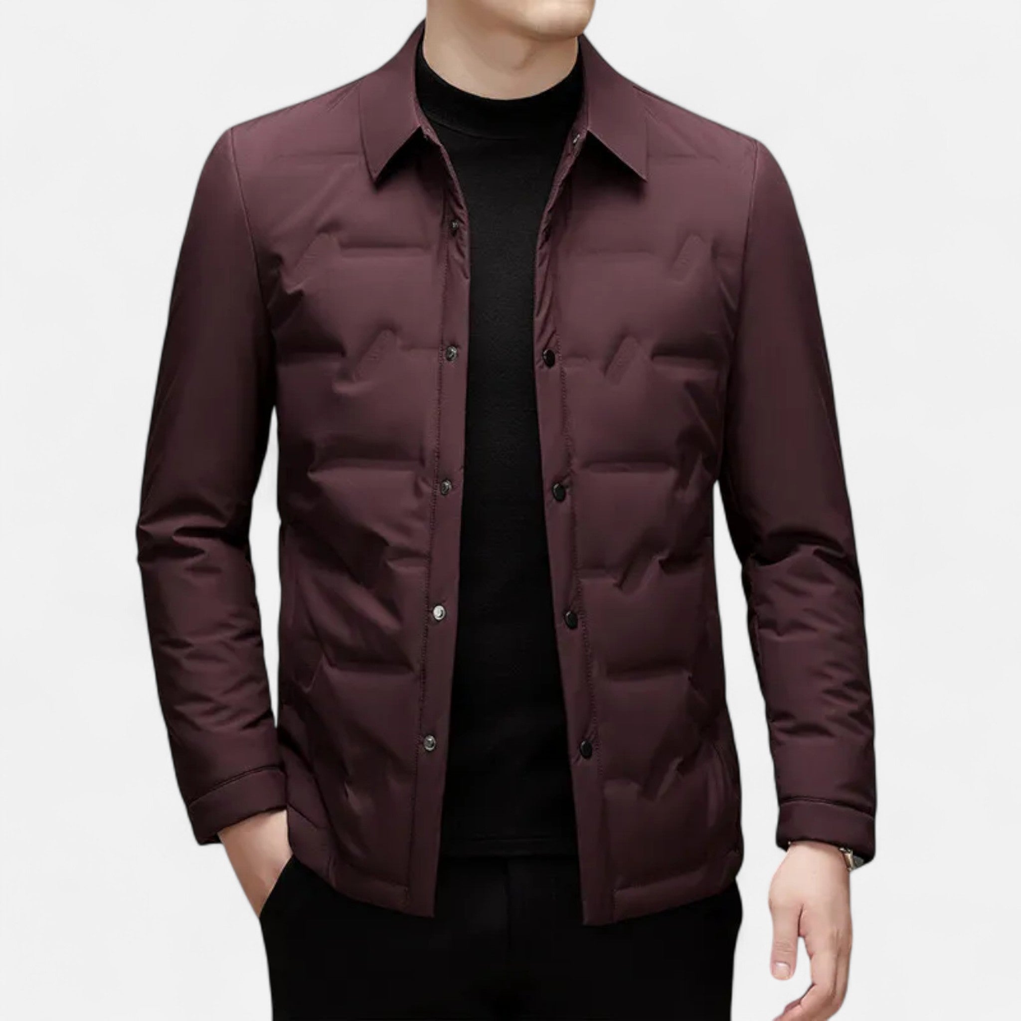Rocal Outlet | Plumífero ligero de hombre – Elegancia clásica para invierno