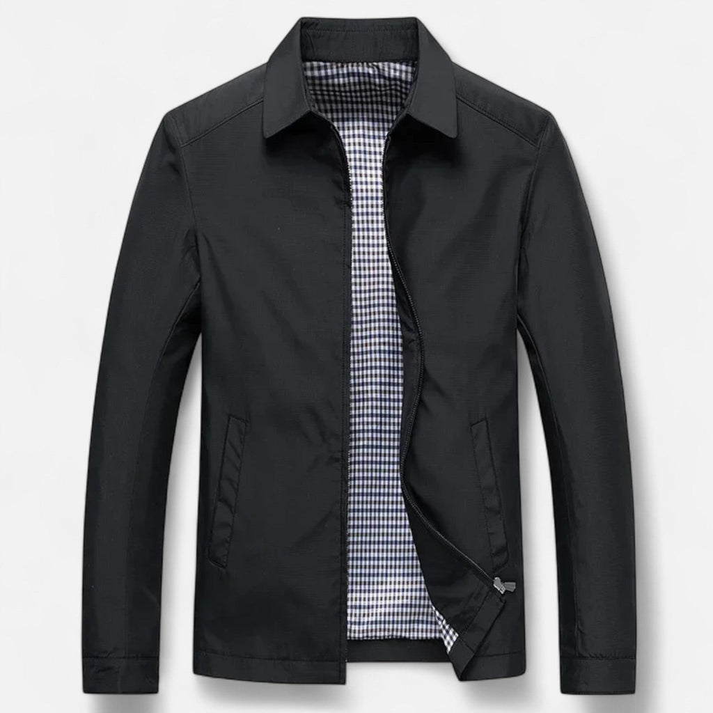 Rocal Outlet | Men’s Jacket – Lightweight Turn-Down Collar Elegance