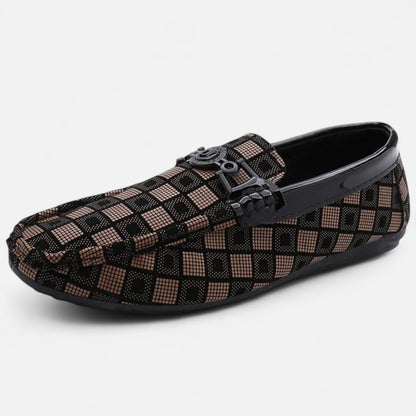 Rocal Outlet | Mocasines para hombre – Estilo transpirable a cuadros, legado clásico