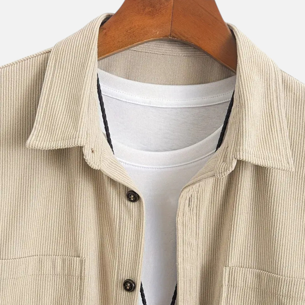Rocal Outlet | Men’s Corduroy Shirt Jacket – Effortless Smart-Casual Charm