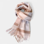 Rocal Outlet | British Classic Wool Scarf – Retro Striped Winter Elegance
