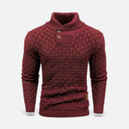 Rocal Outlet | Men’s Sweater – Lapel Knit Winter Classic