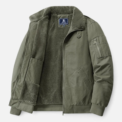 Rocal Outlet | Chaqueta para Hombre – Algodón y Lana de Cordero Atemporal