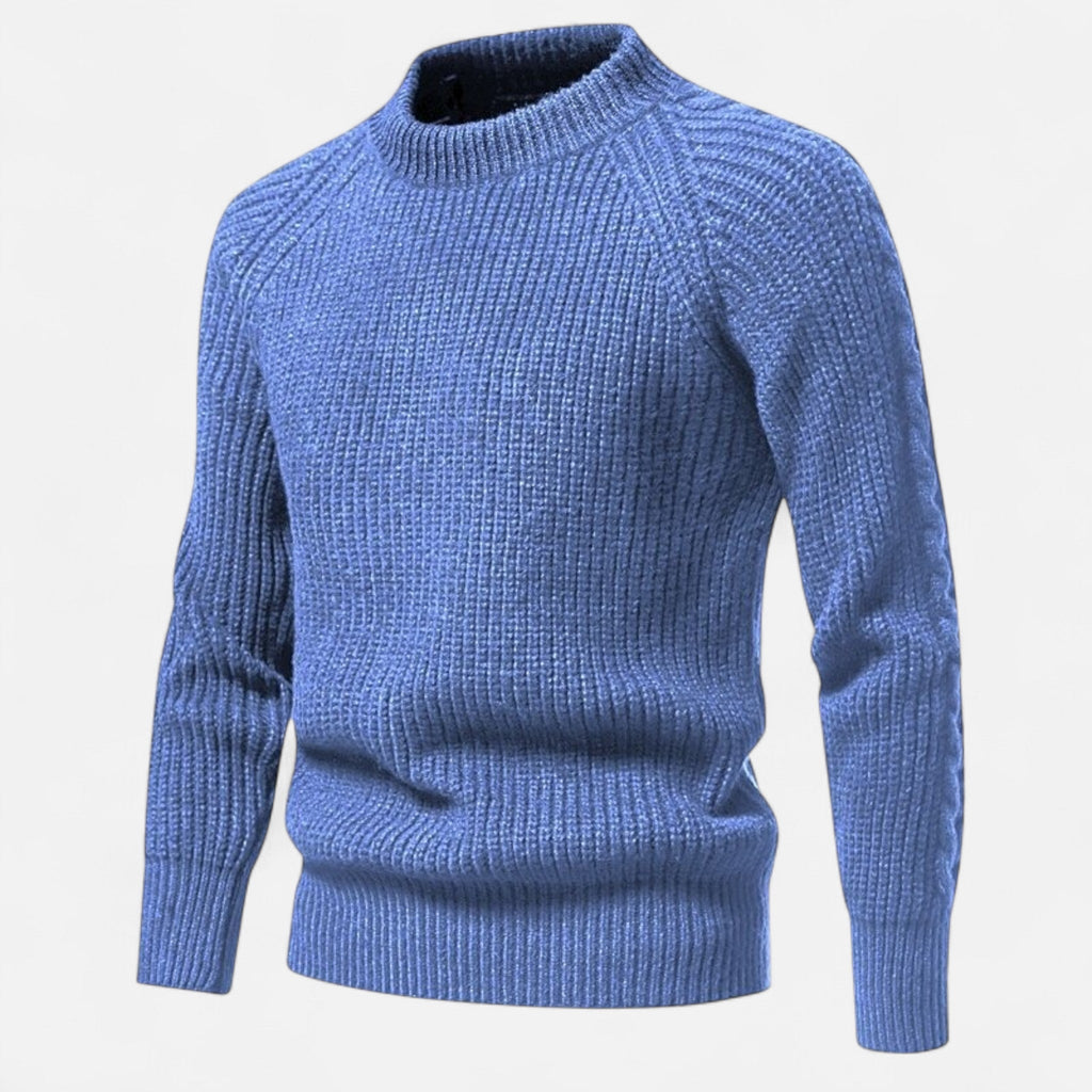 Rocal Outlet | Men’s Slim-Fit Sweater – Ribbed Knit Elegance