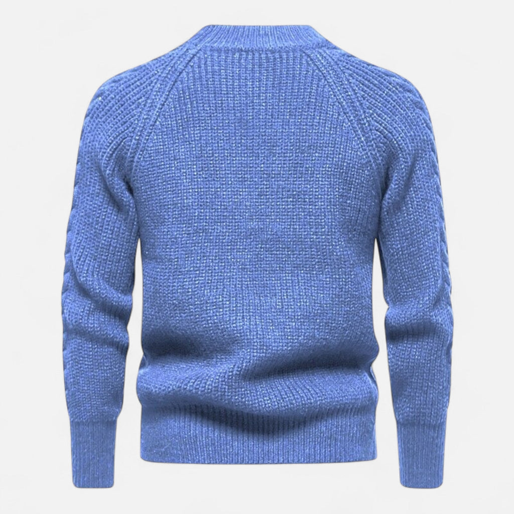 Rocal Outlet | Men’s Slim-Fit Sweater – Ribbed Knit Elegance