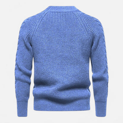 Rocal Outlet | Suéter Entallado para Hombre – Elegancia en Punto Acanalado