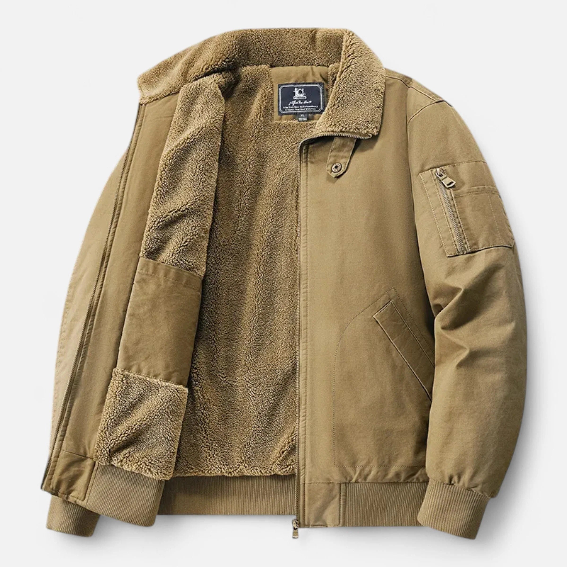Rocal Outlet | Chaqueta para Hombre – Algodón y Lana de Cordero Atemporal