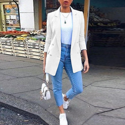 Rocal Outlet | Blazer Sólida Doble Botonadura