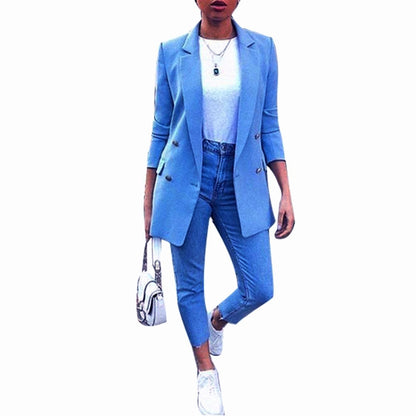 Rocal Outlet | Blazer Sólida Doble Botonadura
