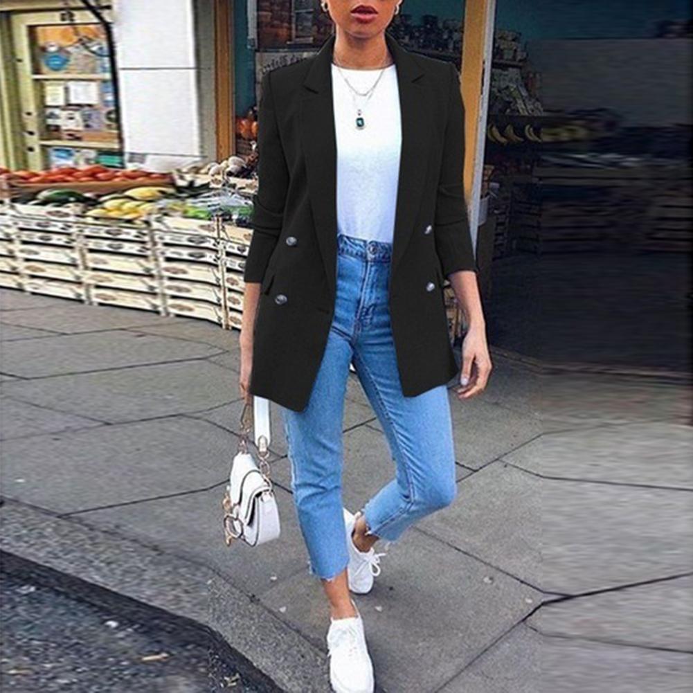 Rocal Outlet | Blazer Sólida Doble Botonadura